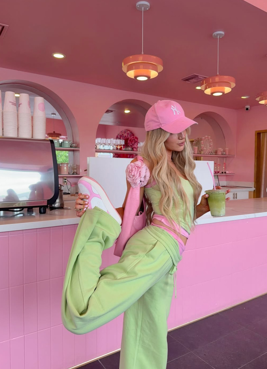 matcha date in girl world 🌸🍵 

 #LTKdayinmylife #LTKootd #LTKmorningroutine