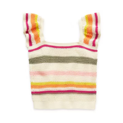 Thereabouts Little & Big Girls Straight Neck Sleeveless Pullover Sweater | JCPenney