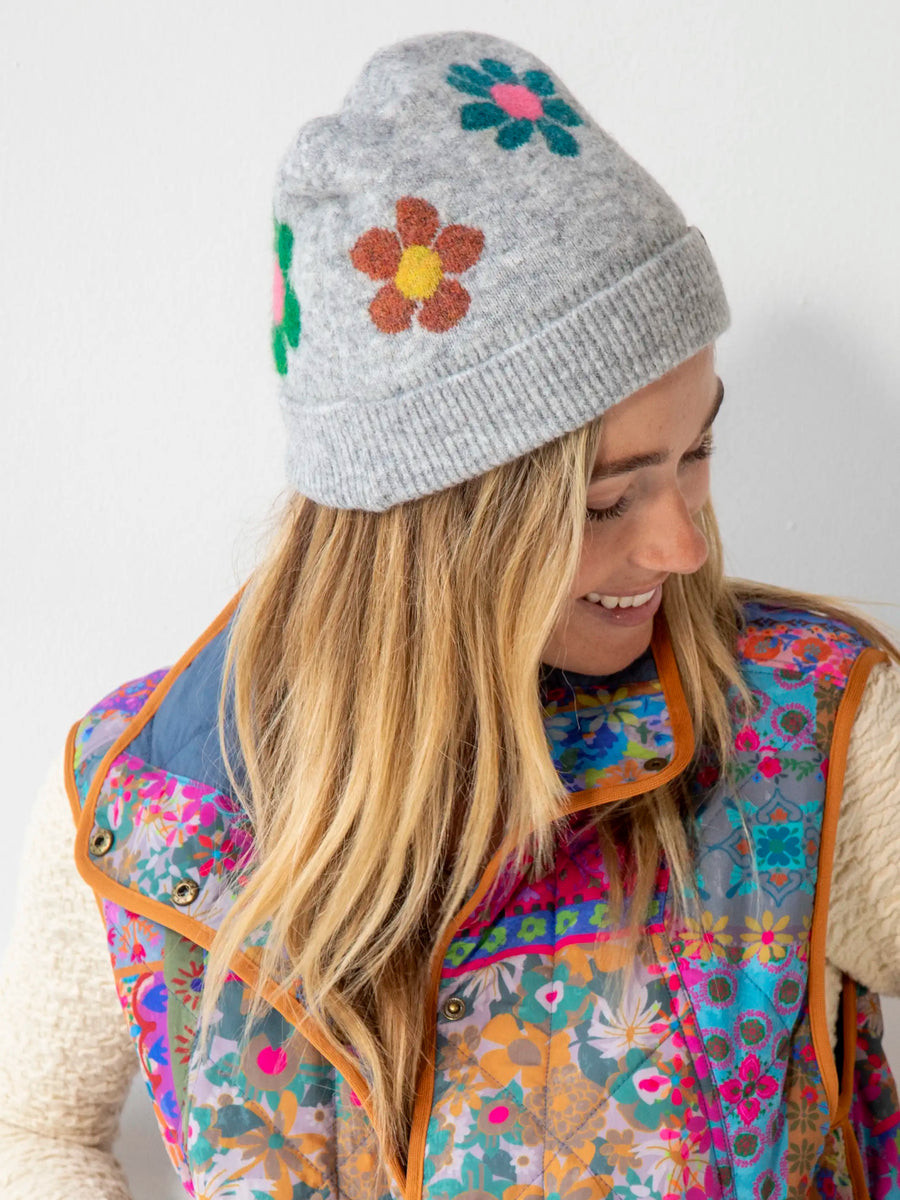 Intarsia Beanie - Daisy | Natural Life