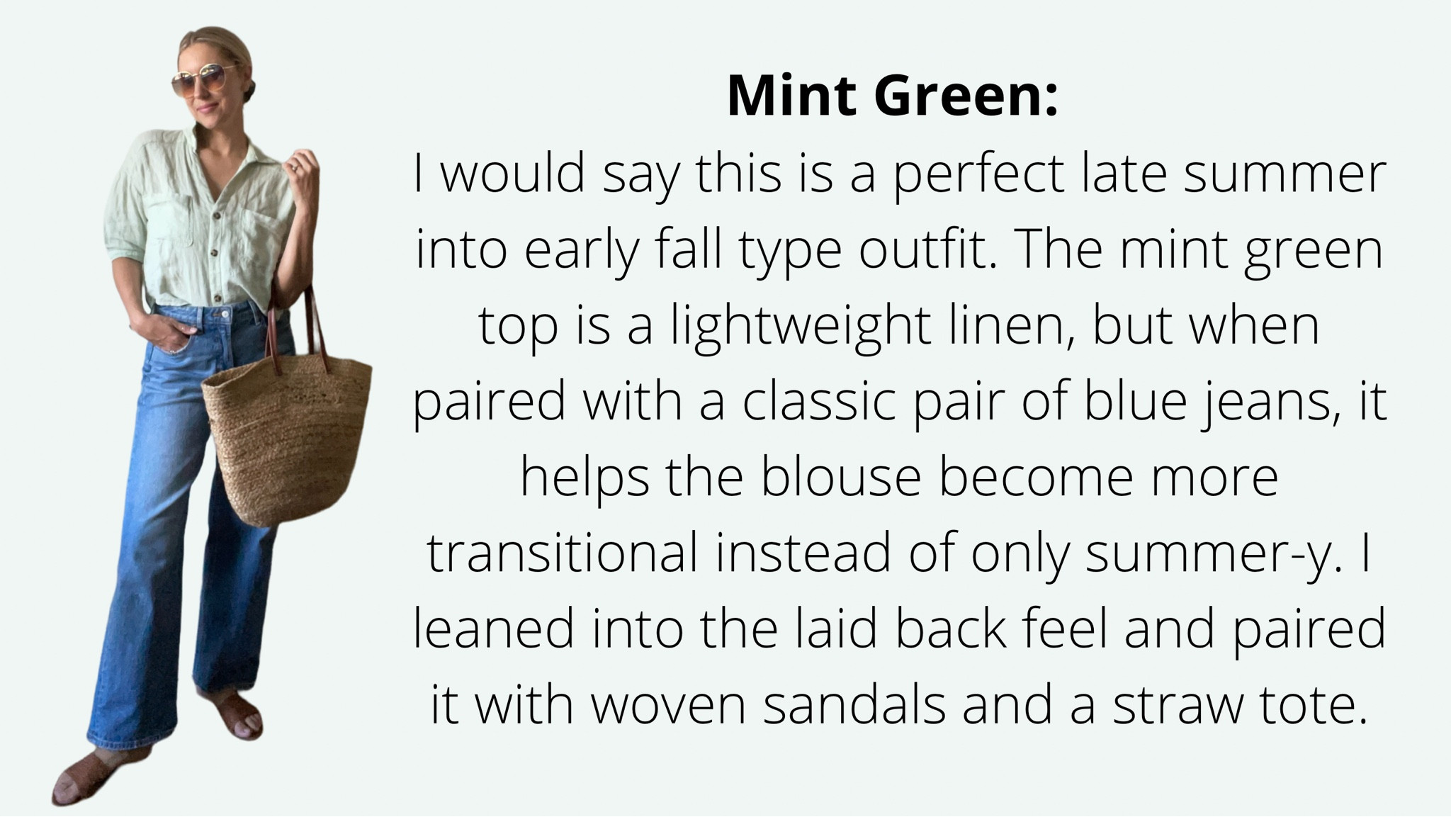 How to style the color mint green.