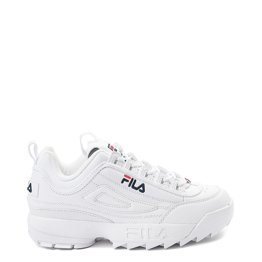 Womens Fila Disruptor 2 Premium Athletic Shoe - White | Journeys