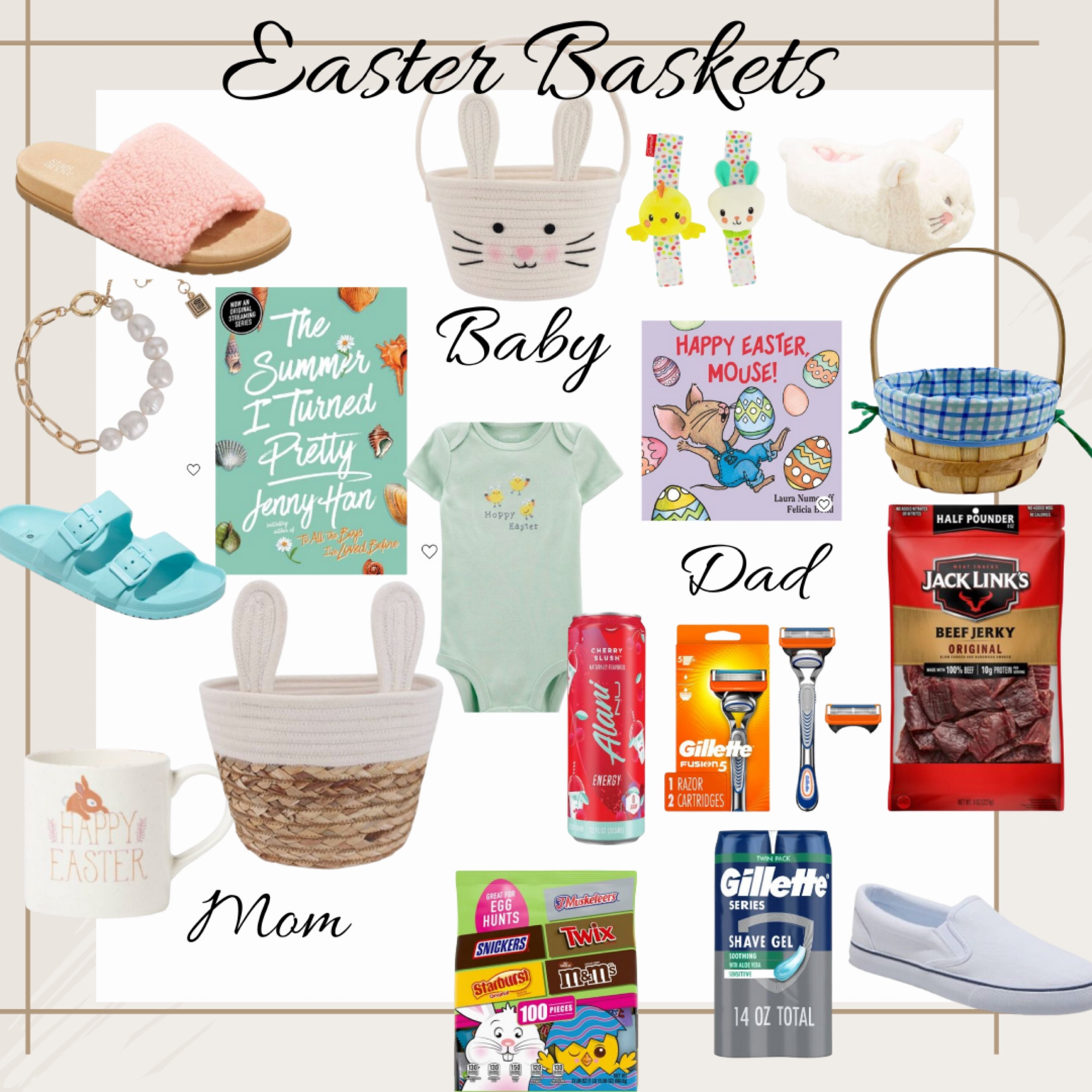 Easter Basket for the whole family at Target 🎯 🐣
I love doing Easter baskets for my family even if it’s just something a little small. This will be my daughter first Easter and my card it already so full of things 😁
#easter #easterbasket #spring #candy #dadbasket 

#LTKSeasonal #LTKbaby #LTKfamily