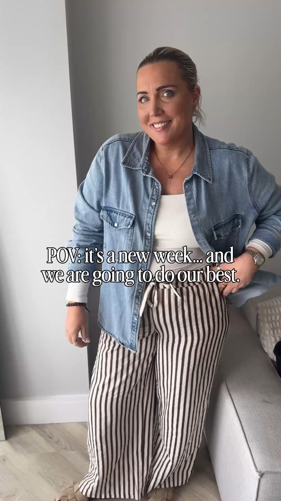 Styling my new stripe trousers 

#LTKuk #LTKsummer #LTKspring
