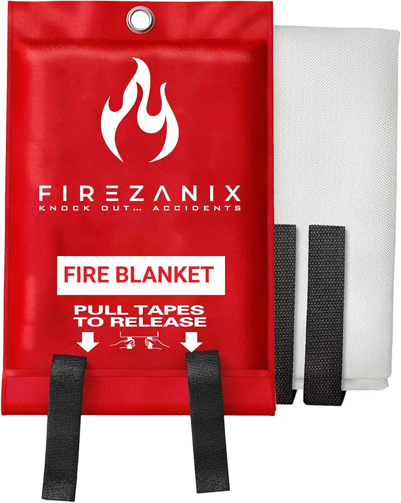 Fire Blankets Emergency for Home, Kitchen, Camping, Office and Vehicle | Flame Retardant Fire Ext... | Amazon (US)