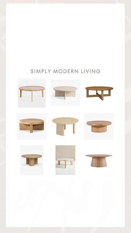 Oak coffee table round up

#modernfurniture #coffeetable

#LTKhome #LTKstyletip #LTKFind