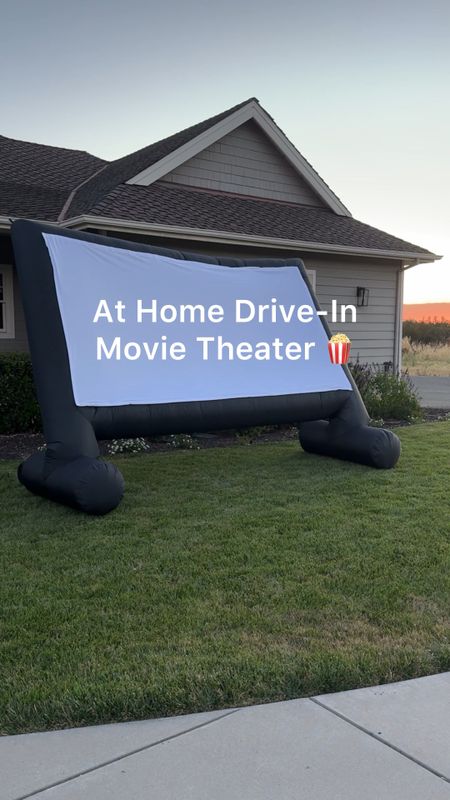 Create an at home drive in movie theater with this screen and projector. Such fun way to hang in the outdoors 

#LTKSeasonal #LTKSummerSales