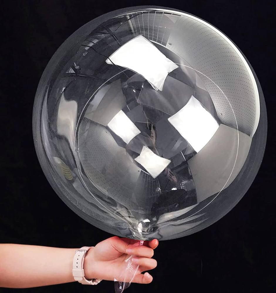 20 Inch Bobo Balloons Bubble Balloons, 10 Pcs Clear Bobo Balloon, Large Transparent Bubble Balloo... | Amazon (US)