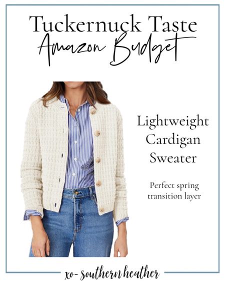 Cute lightweight cardigan- perfect for spring transition  

#LTKfindsunder50 #LTKSpringSale #LTKsalealert