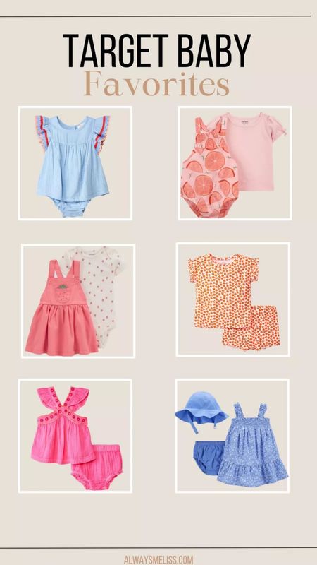 Rounding up some super cute finds from Target for baby girl! All great outfits for summer!

Target baby girl 
Two piece sets 
Summer outfits for baby 

#LTKFindsUnder100 #LTKFindsUnder50 #LTKBaby