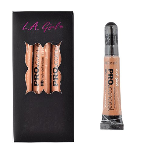 L.A. Girl 3 pcs Pro Coneal HD. High Definiton Concealer 0.25 OZ GC979 Almond | Amazon (US)