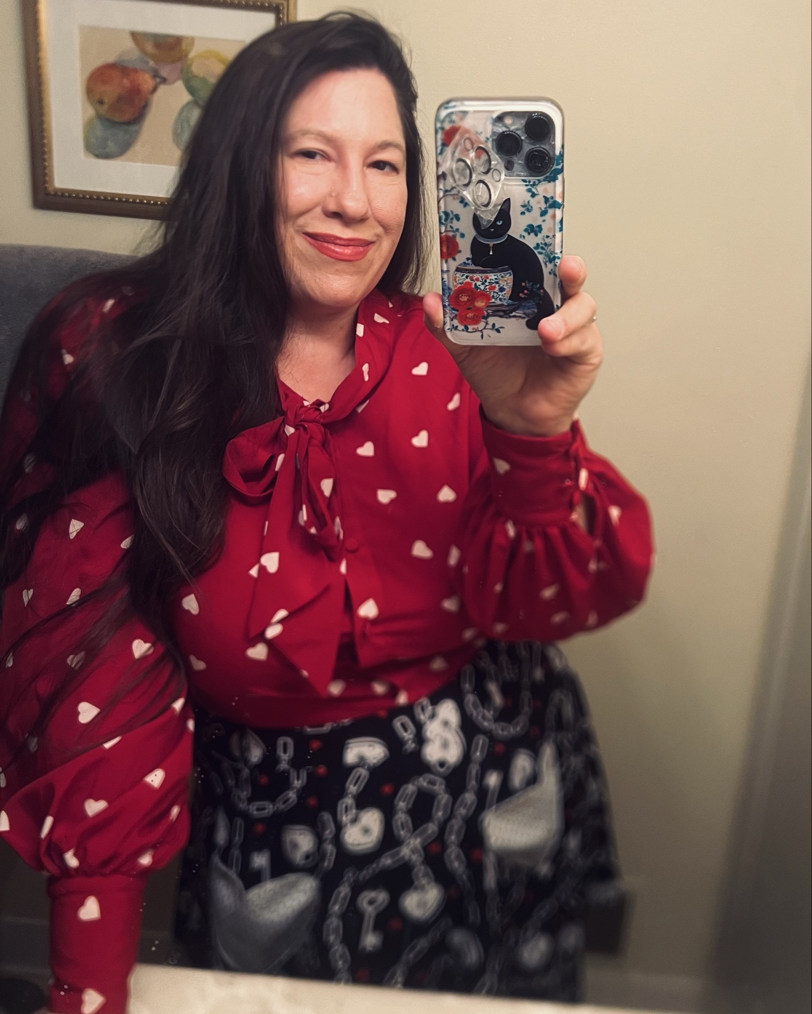 My Valentine’s Day ootd. This Gwen style top is my fave. This color ways is out of stock but the cream with red hearts one (plus others) is linked. 

#LTKSeasonal #LTKootd