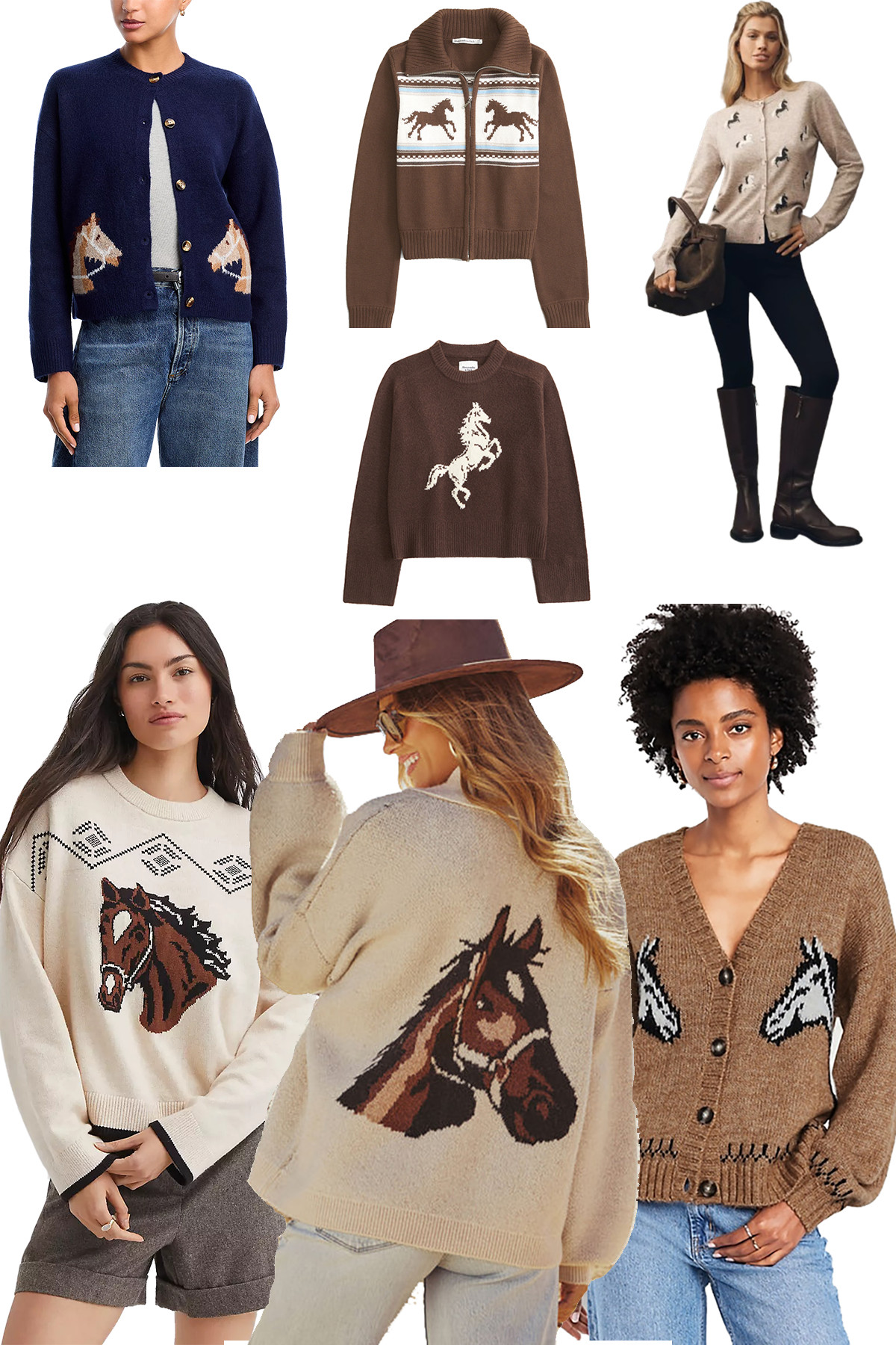 Wondering how to style these horse sweaters without looking like you’re trying too hard? Pair one with worn-in denim and boots if you’re going for a Western look or throw it over a slip dress if you want something trendier. Layer one over a collared shirt for a classic preppy feel, or wear it slouchy with leggings for a cozy weekend look.

 

 #LTKSeasonal #LTKFindsUnder100 #LTKStyleTip
