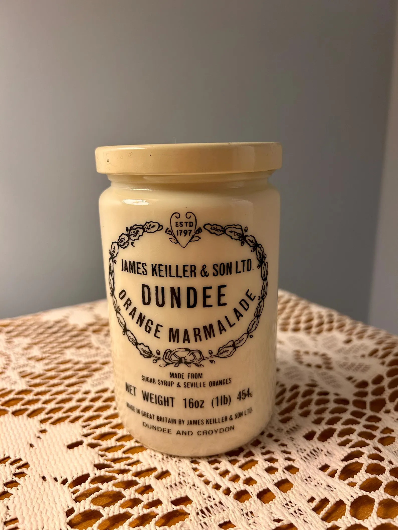Vintage James Keiller & Son Ltd. Dundee Marmalade Jar WITH LID | Etsy (Global)