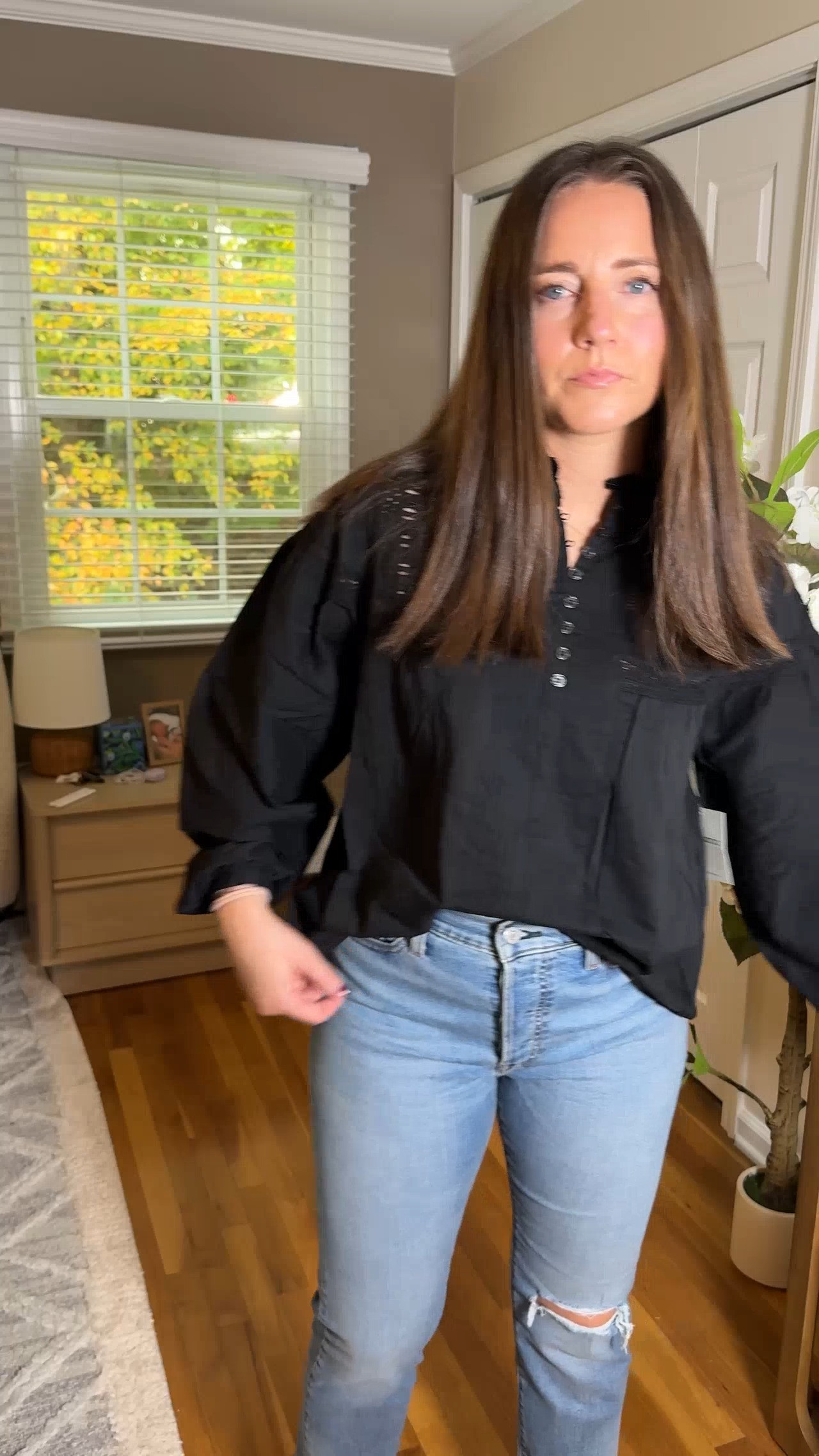 This top is so pretty! I love the details 
Wearing size small  

 #LTKootd