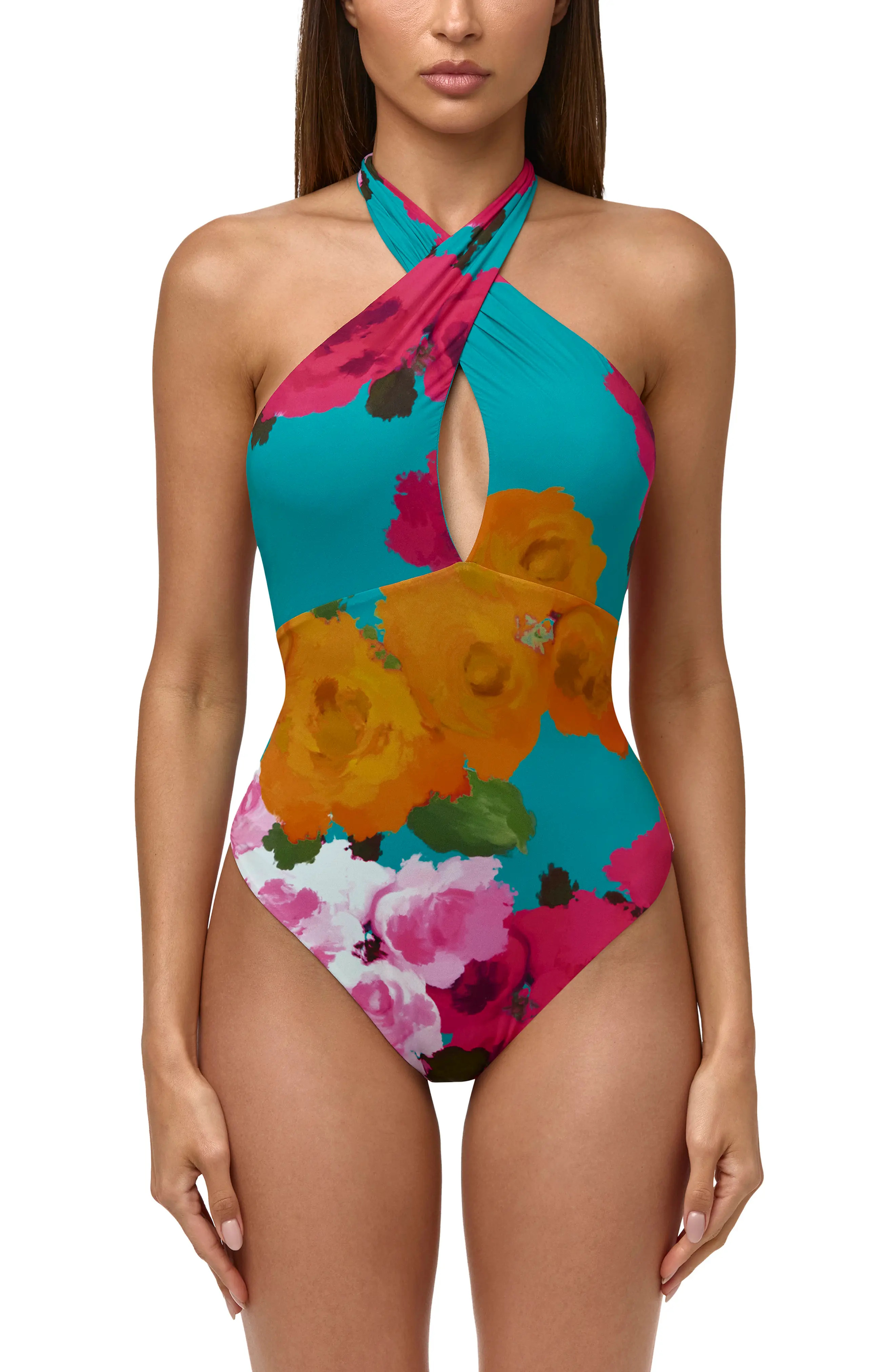 Naked Wardrobe Halter Neck Bodysuit (Women) | Nordstrom | Nordstrom