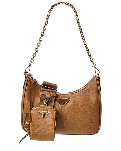 Re-Edition 2005 Saffiano Leather Shoulder Bag | Gilt & Gilt City