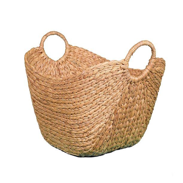 BirdRock Home Water Hyacinth Laundry Baskets (Natural) - One Basket Included - Hand Woven | Walmart (US)