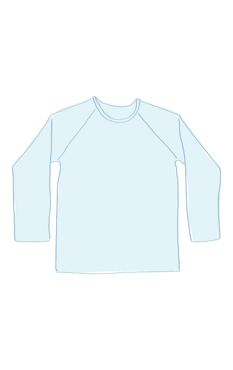 Sun Shirt in Pale Blue | Sun House Children's