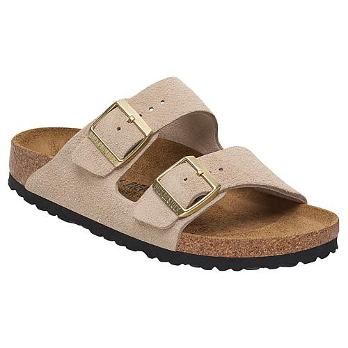 Birkenstock Arizona Suede Sandal - Tan - 11/11.5 | HSN