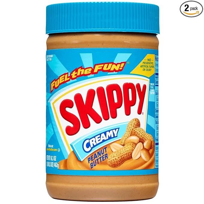 Skippy Peanut Butter, Creamy, 16.3 Oz, (Pack of 2) | Amazon (US)
