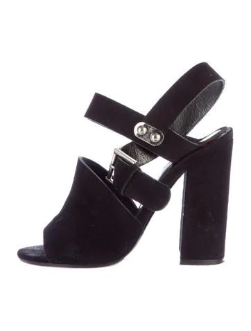 Suede Ankle Strap Sandals | The Real Real, Inc.
