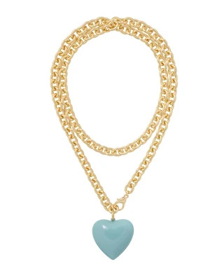 The Big Puffy Heart Charm Necklace | Roxanne Assoulin