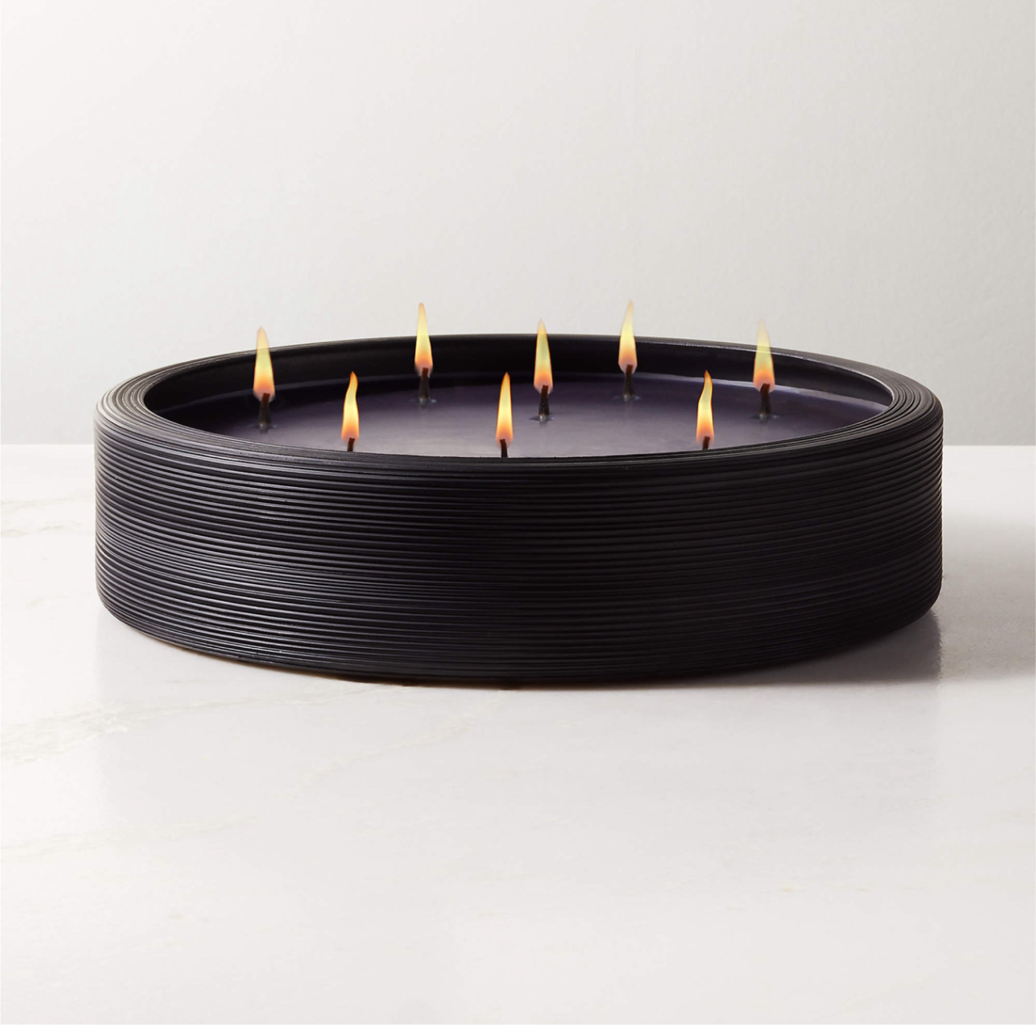 New Halloween Home Decor
Black Spiral 8-Wick Candle 11.5"
Black unscented candle
CB2

#LTKHome #LTKSeasonal