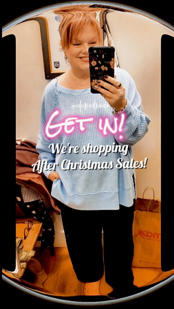 Now’s a great time to spend those gift cards you got in your stocking! Tons of after Christmas sales, especially online!
Click through below to score up to 70% off while your size is in stock!

I’m 5‘9“ tall, usually wear a 2X on top, XL – 18 on bottom. Here I’m wearing XL in wide leg pants, XXL in leggings, XL or L in the big hug sweatshirt (I’m wearing an XL here) depending if you want it looser or more fitted, sweaters I’m wearing XXL, except the leopard which is XL (and so soft!).


#LTKOOTD #LTKFall #LTKItBag  #LTKShoeCrush American Eagle, Old Navy, Gap, Target, Walmart, Lane Bryant, Maurices, aerie O Snap So Soft leopard wide leg cozy comfy athleisure winter outfit mom outfit carpool catwalk 

#LTKMidsize #LTKWorkwear #LTKPetite #LTKU #LTKSaleAlert #LTKTall #LTKFindsUnder100 #LTKFindsUnder50 #LTKMens #LTKOver40 #LTKPlusSize #LTKActive