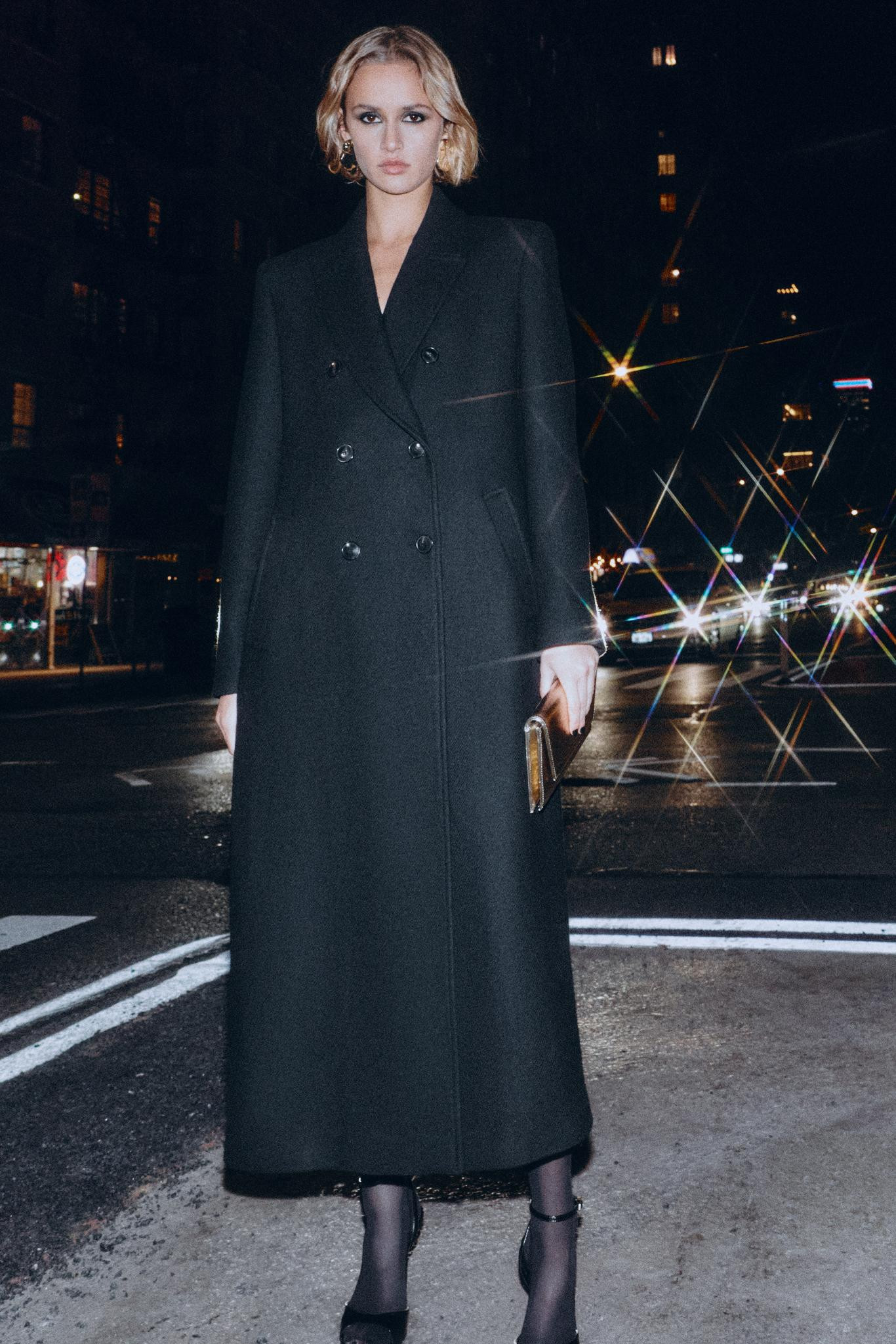 DOUBLE-BREASTED LONG COAT | Zara US