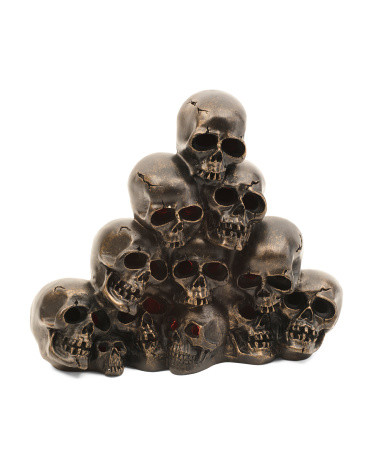 14in Stacked Skulls Decor | Pillows & Decor | Marshalls | Marshalls