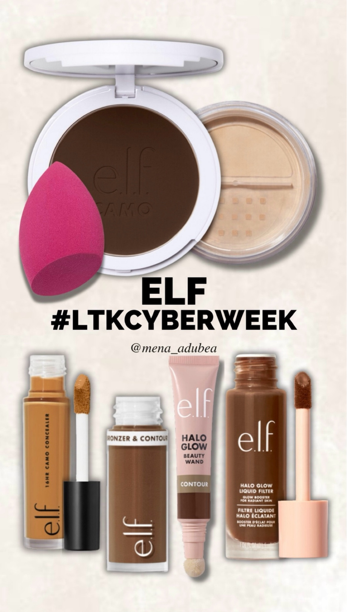 The perfect time to restock on all your ELF favs! 

Elf Exclusive - 40% off 35+

#LTKBeauty #LTKCyberWeek #LTKFindsUnder50