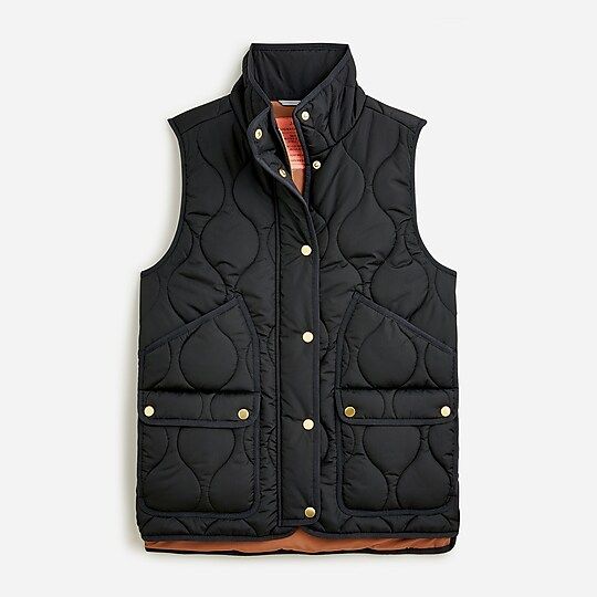 New quilted excursion vest | J.Crew US