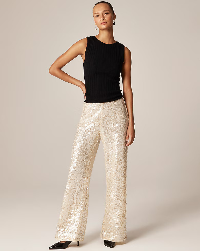 Tall Collection Cosmo pant with sequins | J. Crew US