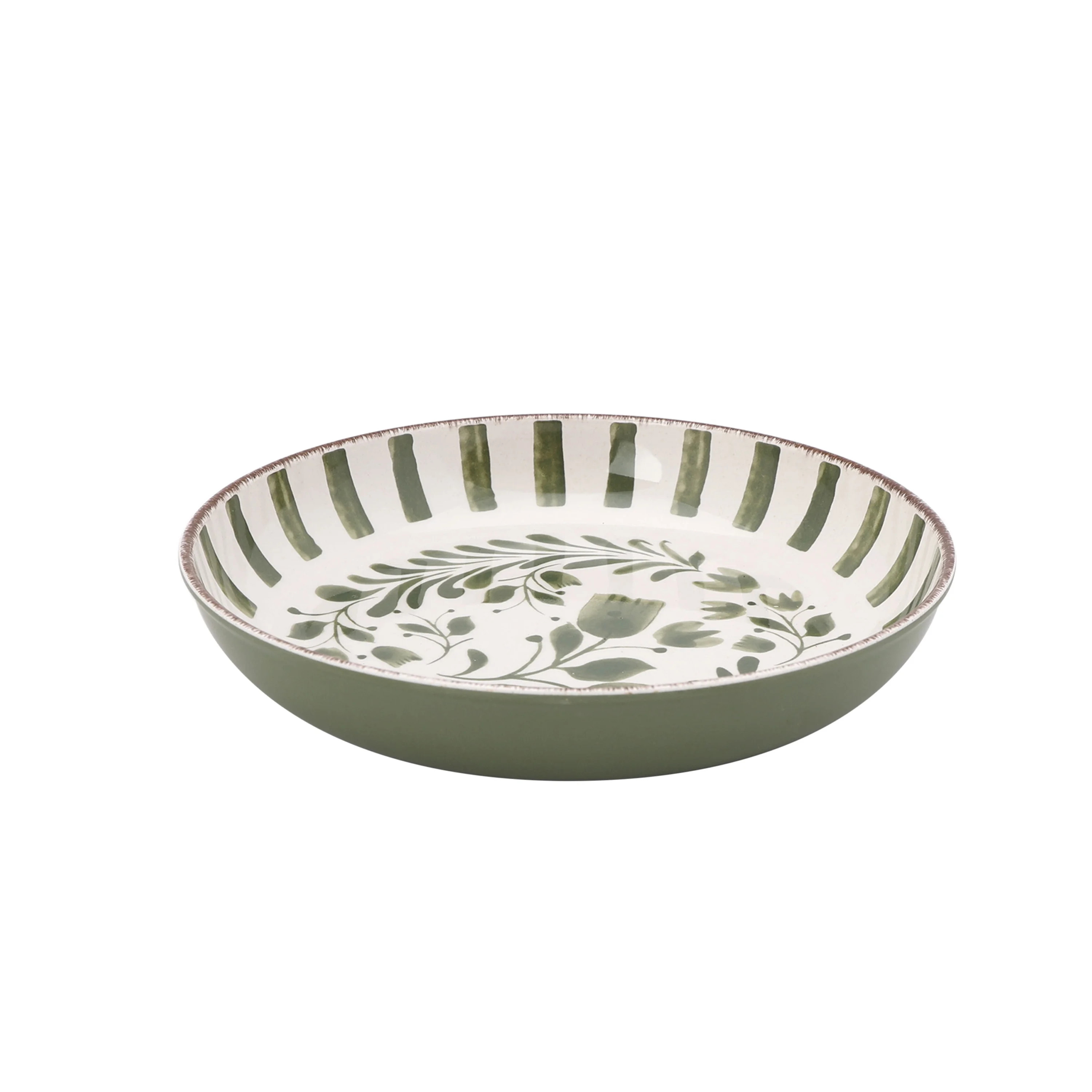 Better Homes & Gardens Bamboo Melamine Dinner Bowl, Green - Walmart.com | Walmart (US)