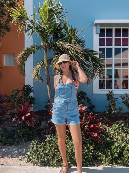 Overall Outfit from the cruise! My swim is a few years old from Macy’s, so I linked similar! Felt good to put a swimsuit on and escape the cold! 

#LTKFind #LTKswim #LTKfit