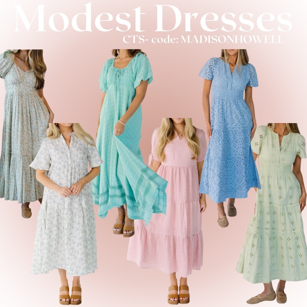 Some of my favorite dresses from CTS!! These are newer colors or prints of that I already have. Use my code: MADISONHOWELL 🤍

I always wear a size Medium in their dresses