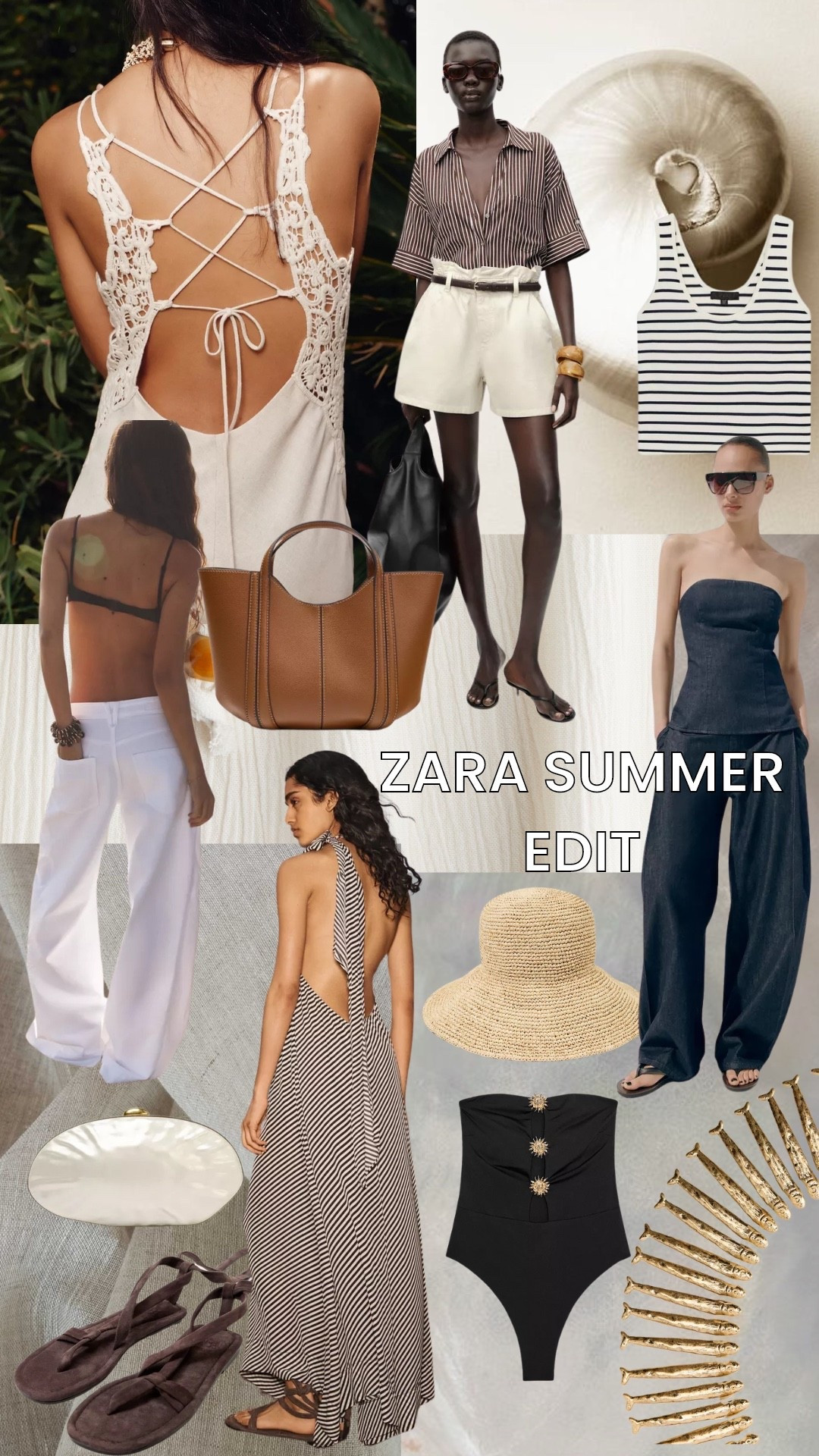 Zara new in | summer edit ☀️

Black swimsuit | straw hat | suede sandals | pearl clutch | summer dress | denim shorts | fish jewellery | summer outfits | holiday outfits | vacation wardrobe | crochet dress 

#LTKswimwear #LTKuk #LTKsummer