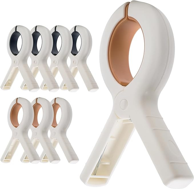 Extra Large Beach Towel Clips 8 Pack, 5.1 Inch Towel Clips for Beach Chairs Cruise Heavy Duty, To... | Amazon (US)