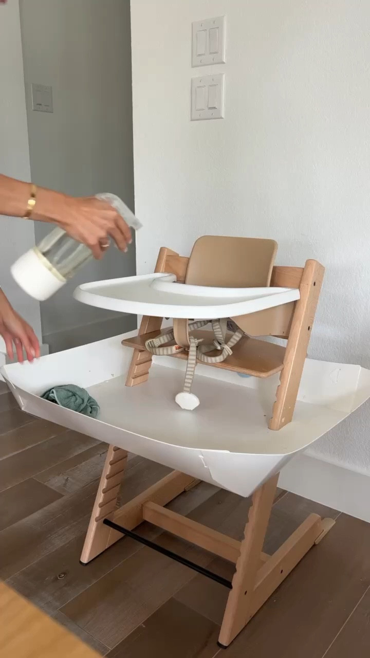 Cleaning our daughter’s highchair with our favorite products. I love branch basics because their concentrate can be used to clean virtually everything when diluted with water. 

#LTKmomlife #LTKHome