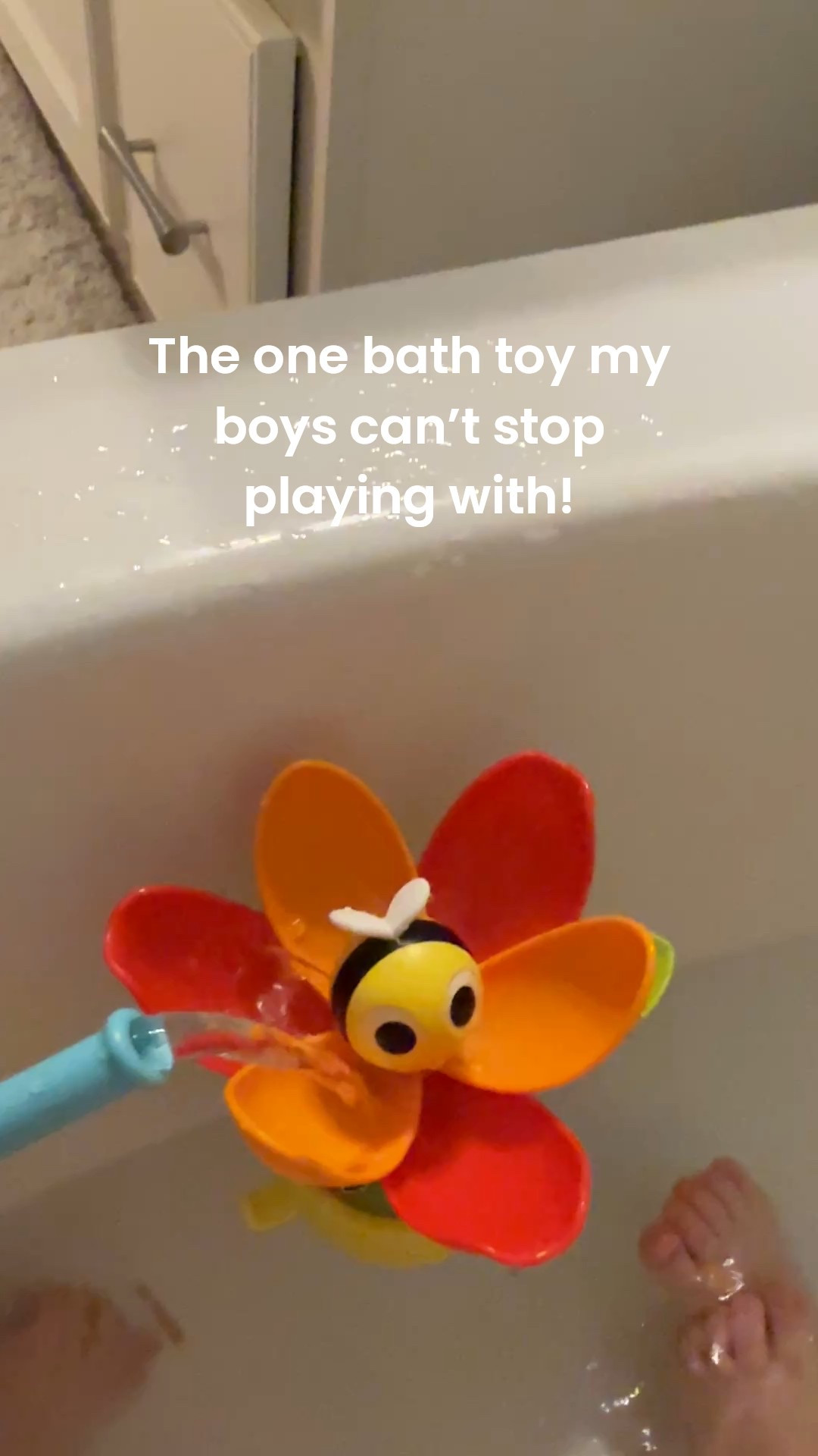 I have to tell my boys the bee is sleeping when it’s not bath time. 😆

#LTKKids #LTKBaby #LTKFamily