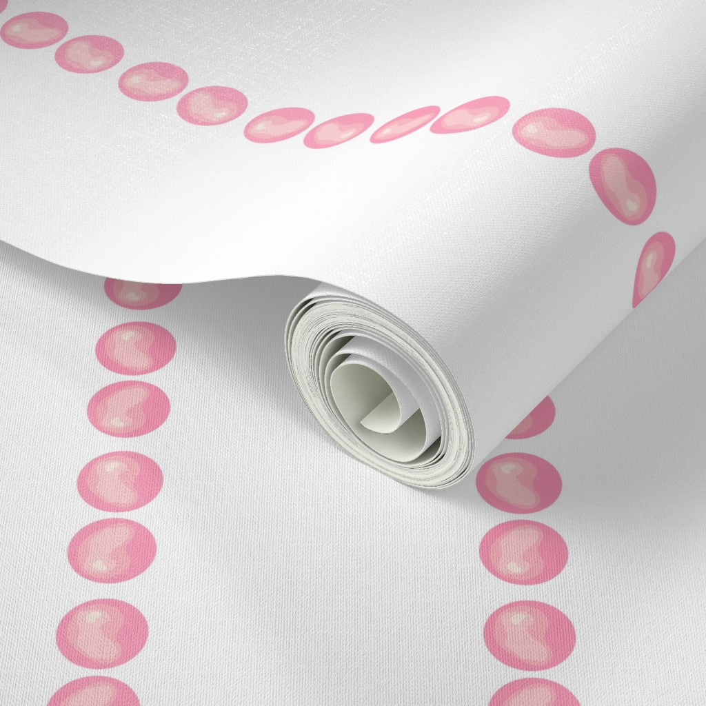 Wallpaper in Bubble Stripes | Spoonflower