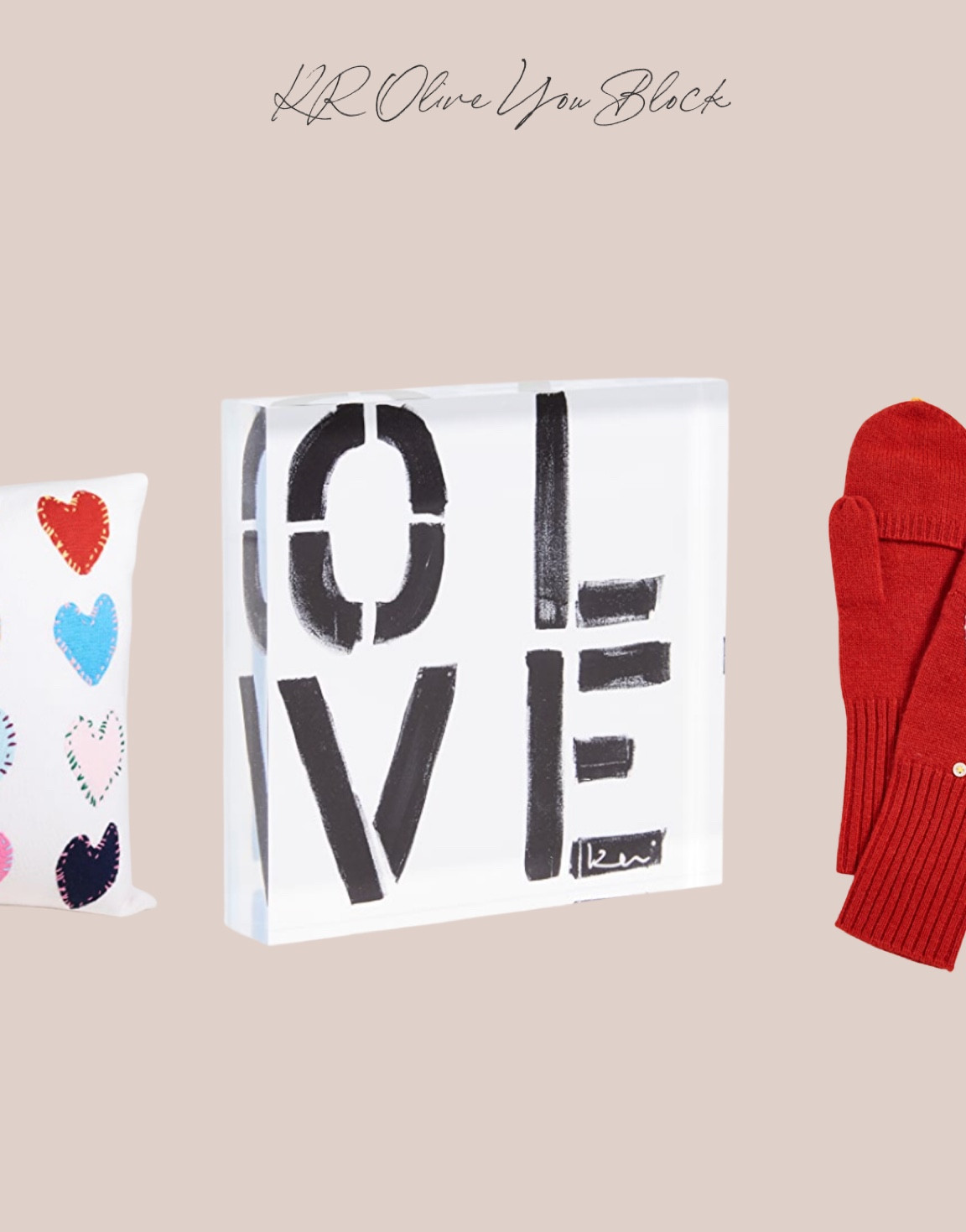 Kerri Rosenthal Love this Valentine’s day Gift and year round decor
