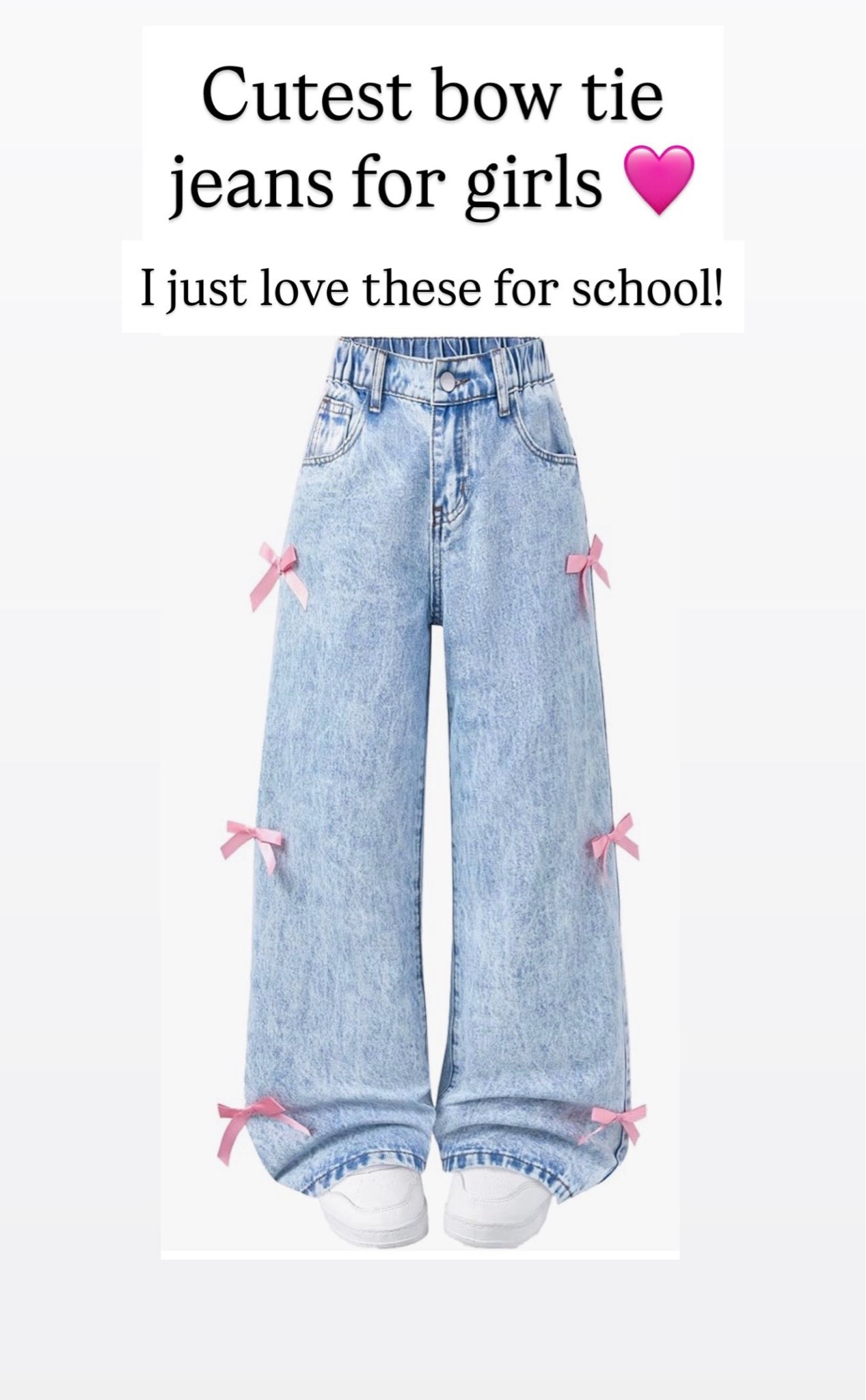 Bow tie jeans for girls

#LTKKids
