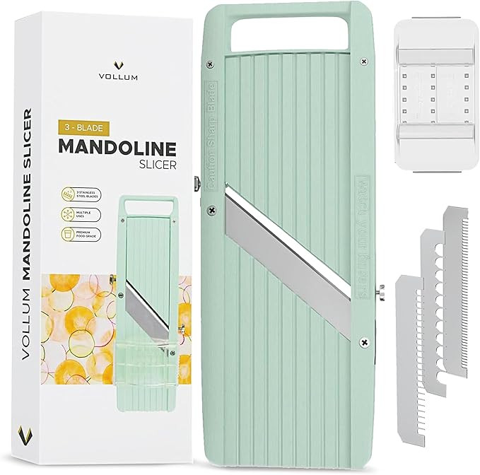Narrow Handheld Mandoline Slicer for Kitchen – Professional Slicer Vegetable Cutter Japanese Ma... | Amazon (US)