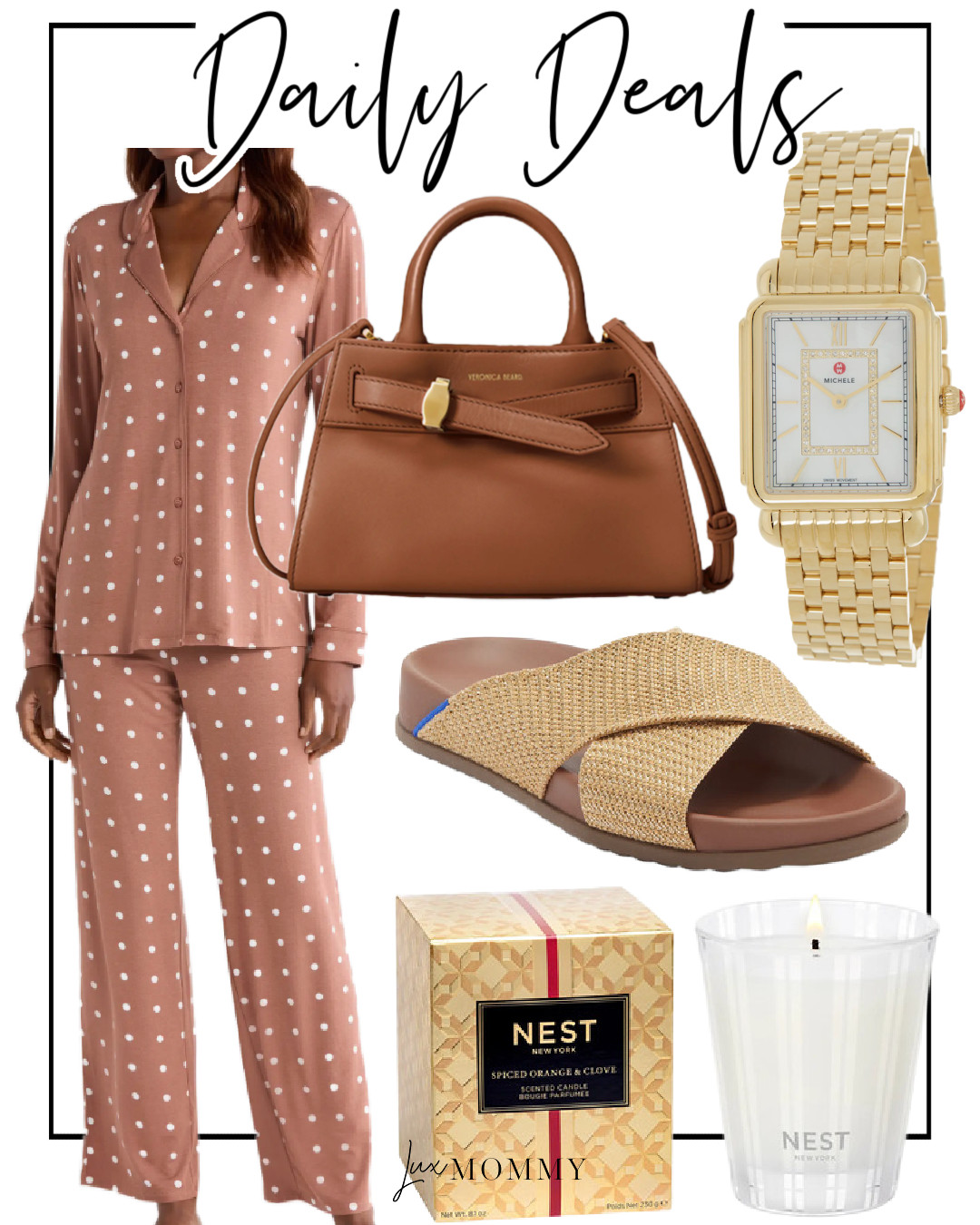 Daily Deals, Deals of the day!!
Veronica Beard, Rothy's, Knit Pajamas, NEST Candle, Michele, Diamond Bracelet Watch 

 #LTKmomlife #LTKHome #LTKFindsUnder50