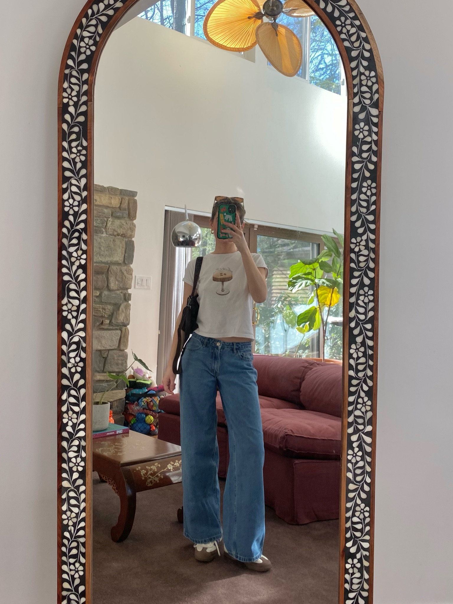 the top is the cocktail hour tee from Nuuly!!