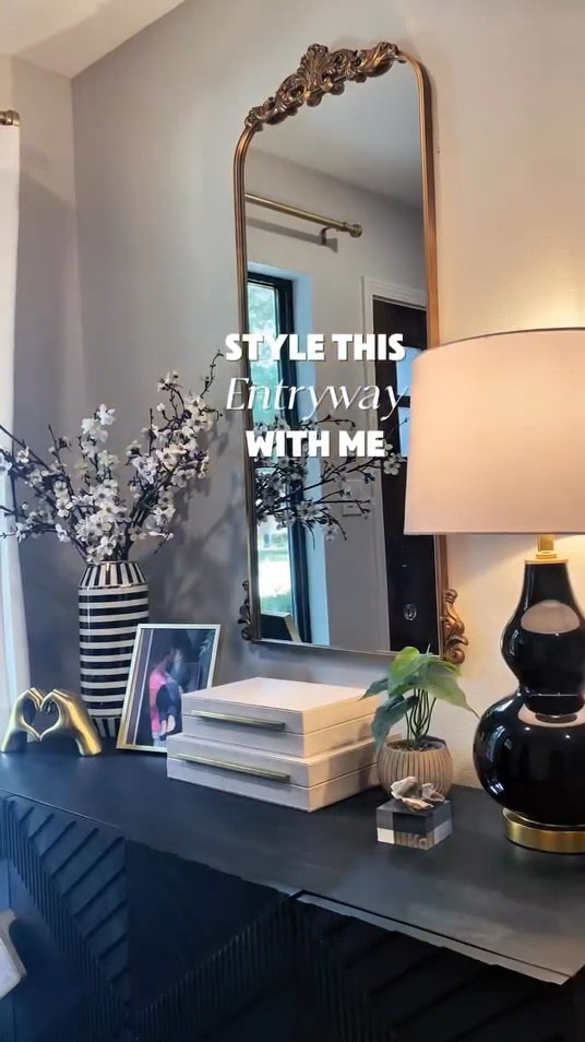 Personalized foyer - tagged the same credenza, but this color isn’t available anymore. Tagged a similar color as well!

#LTKHome