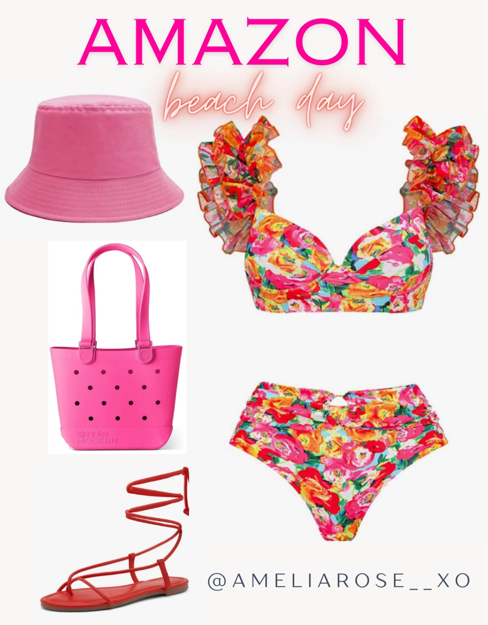 Amazon beach day swim look! Summer swim. Vacation swimwear. Resort swim. Bikini 

#LTKswim #LTKstyletip #LTKfindsunder50