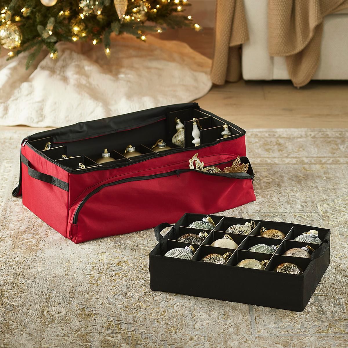 2-Tray Ornament Storage Cases | The Container Store