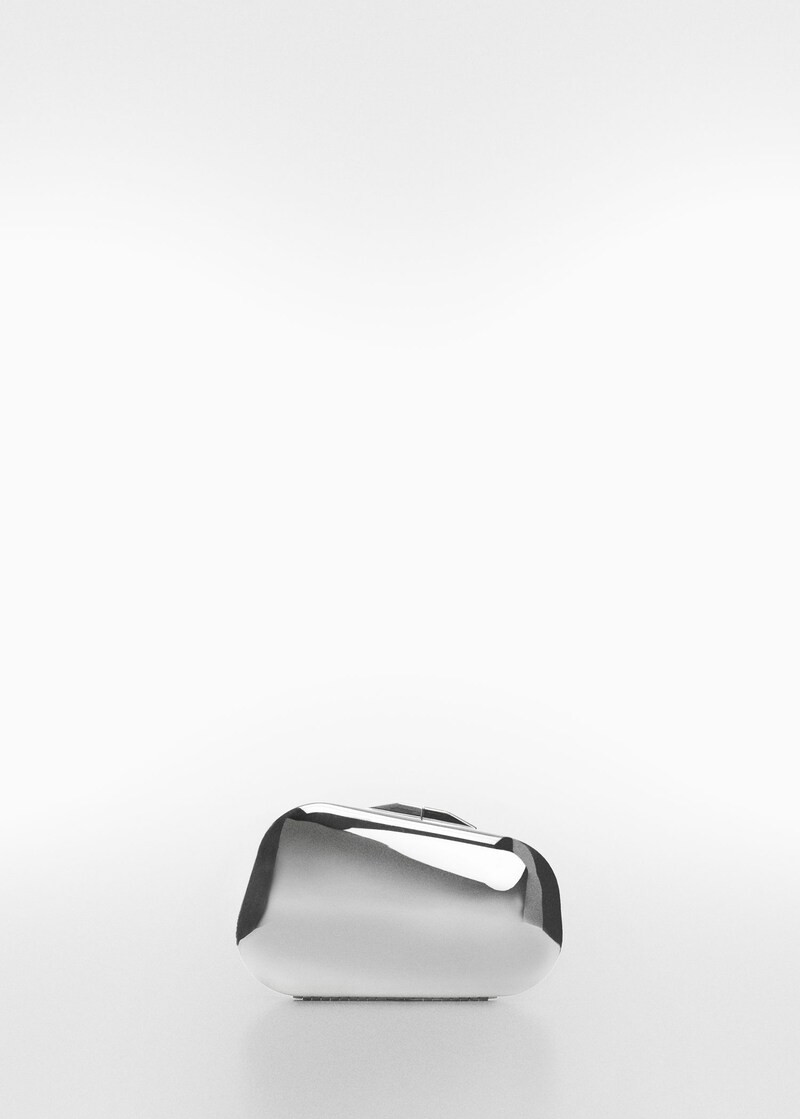 Metallic clutch bag -  Women | Mango United Kingdom | MANGO (UK)